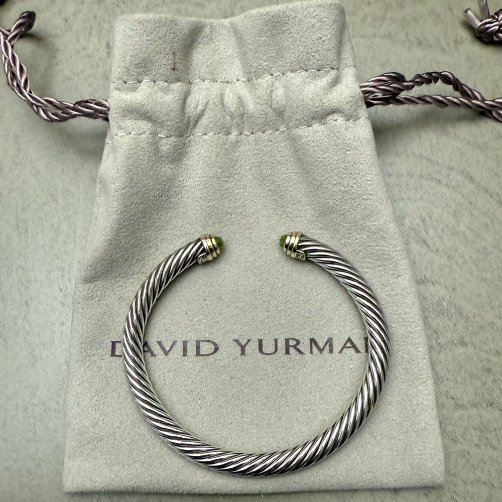 David Yurman Classic Cable Bracelet in Peridot
